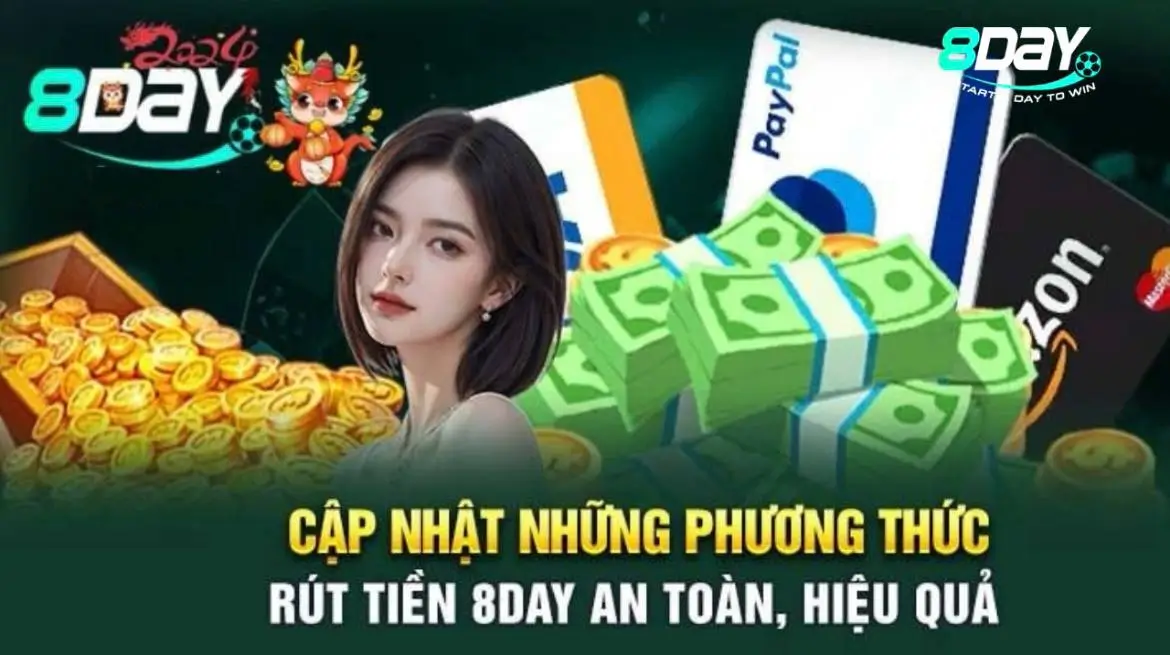 Giới thiệu về các hình thức rút tiền tại 8Day